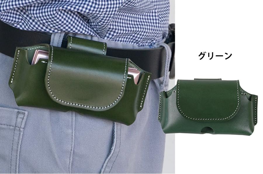 Amazon | ガラケー ケース ベルト 本革 レザー 横型 携帯 マグネット
